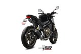 Système Complet 1 En 1 Echappement Mivv Gp Pro Noir Noir Inox Honda Cb 650 R 2019 - 2022