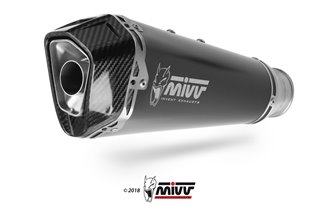 Full System 1 In 1 Exhaust Mivv Delta Race Black Black Stainless Steel Honda Cb 650 R 2019 - 2022