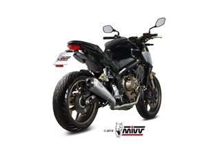 Sistema di Scarico Completo H.072.LDRX Mivv Delta Race Inox Honda Cb 650 R 2019 - 2023