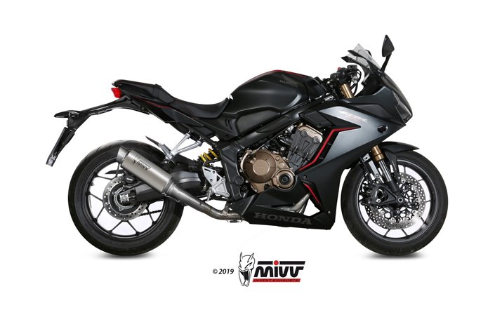 Full System 1 In 1 Exhaust Mivv Gp Pro Titanium Honda Cbr 650 R 2019 - 2022