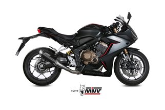 Système Complet 1 En 1 Echappement Mivv Gp Pro Noir Noir Inox Honda Cbr 650 R 2019 - 2022