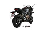 Sistema di Scarico Completo H.072.LDRB Mivv Delta Race Inox Nero Honda Cbr 650 R 2019 - 2023