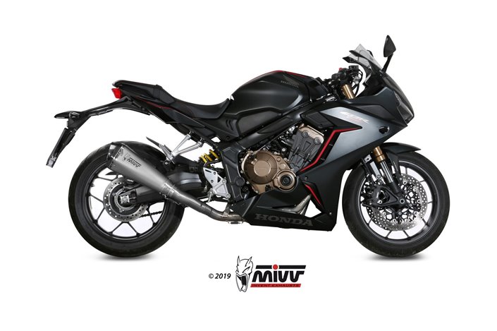 Système Complet 1 En 1 Echappement Mivv Delta Race Inox Honda Cbr 650 R 2019 - 2022