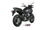 Silencer Exhaust Mivv Suono Black Black Stainless Steel Honda Cb 500 X 2017 - 2022