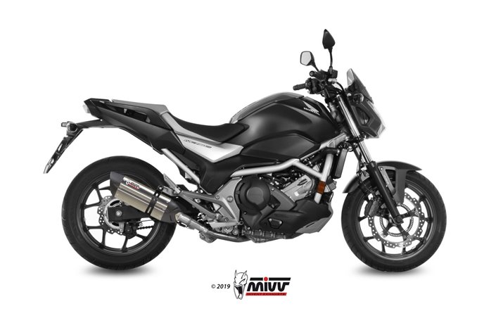 Schalldämpfer Escape Mivv Suono Edelstahl Honda Nc 750 SX 2016 - 2022