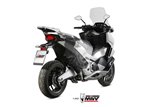 Silencieux Echappement Mivv Delta Race Noir Inox Noir Honda Forza 750 2021 - 2022