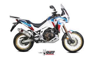 Silencer Exhaust Mivv Dakar Stainless Steel Honda Crf 1100 L Africa Twin 2020 - 2022