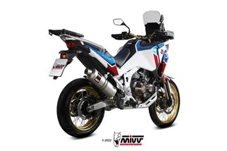 Schalldämpfer Escape Mivv Dakar Edelstahl Honda Crf 1100 L Africa Twin 2020 - 2022