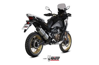 Schalldämpfer Escape Mivv Speed Edge Edelstahl Honda Crf 1100 L Africa Twin 2020 - 2022