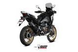 Schalldämpfer Escape Mivv Speed Edge Schwarz Schwarz Edelstahl Honda Crf 1100 L Africa Twin 2020 - 2022