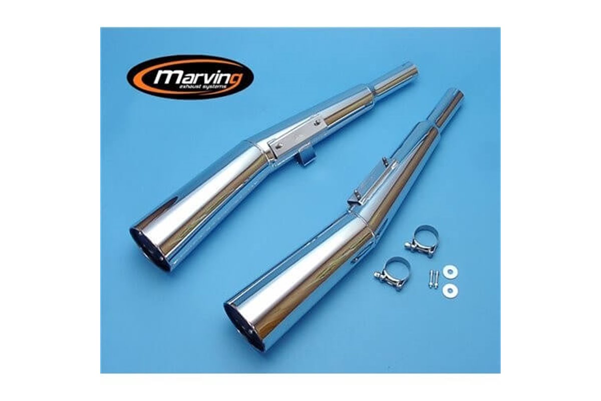 EXHAUST SILENCERS APPROVED MARVING HONDA CB 750 F 1980-1981