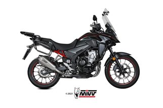 Sistema di Scarico Terminale H.084.LDRX Mivv DELTA RACE INOX Honda CB 500 X 2021-2014