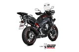 Sistema Di Scarico Terminale H.084.L3C Mivv OVAL CARBONIO CON COPPA CARBONIO Honda CB 500 X 2021-2024