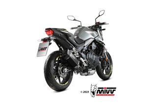 Sistema di Scarico Terminale SR-1 H.085.LR1XB Mivv INOX NERO Honda CB 750 Hornet 2023-2024