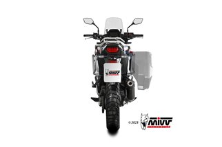 Sistema Di Scarico Terminale H.086.LZC Mivv OVAL INOX NERO CON COPPA CARBONIO Honda XL 750 Transalp 2023-2024