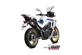 Sistema Di Scarico Terminale H.087.LDKB Mivv DAKAR INOX NERO HONDA XL 750 TRANSALP 2023-2024