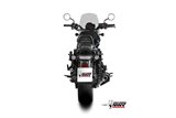 Sistema di scarico Terminale H.092.LH1BA Mivv HR-1 INOX NERO FONDELLO ALLUMINIO Honda CMX 1100 rebel 2022-24