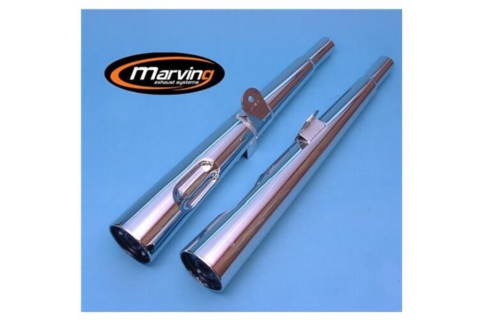 Terminals Exhaust Silencers Honda Cb 250 N Marving 1974 1986