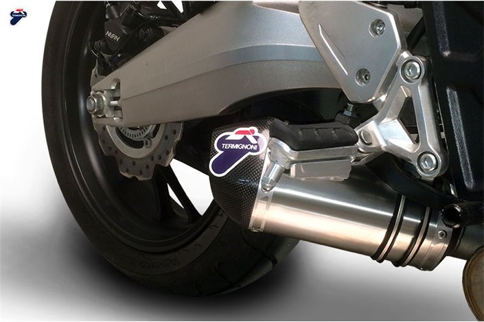 SCARICO COMPLETO RELEVANCE CON CATALIZZATORE TERMIGNONI H131090TV HONDA CB 650 F 2014-2018 OMOLOGATO TITANIO INOX