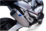 SCARICO COMPLETO SLIP ON SCREAM TERMIGNONI H14208040ITC CON COLLETTORI HONDA X-ADV 2017-2022 OMOLOGATO EURO 4 TITANIO INOX