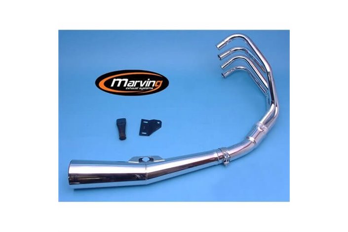 SISTEMA DI SCARICO COMPLETO 4 IN 1 MARVING HONDA CB 500 FOUR K0 K1 K2 1971-1974