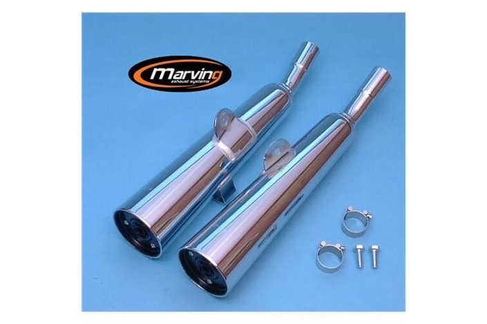 Terminal Exhaust Silencer Honda Cm 125 C 1982 1988 Marving