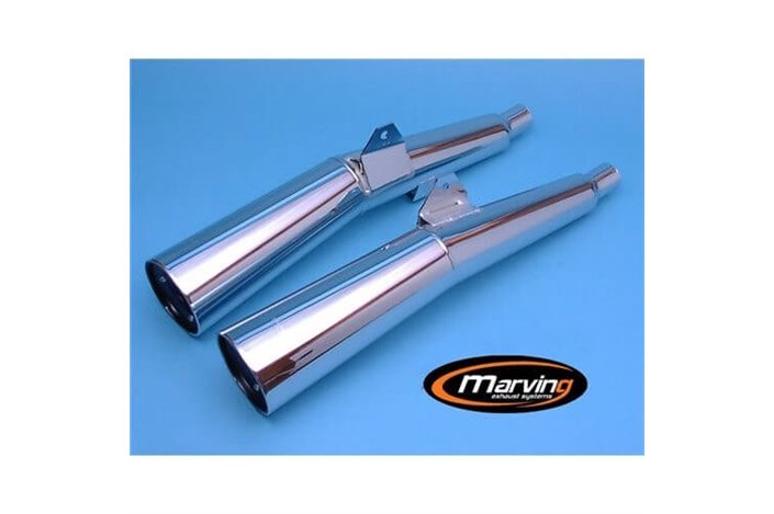 Terminal Exhaust Silencer Honda Cx 500 E 1982 1985 Marving