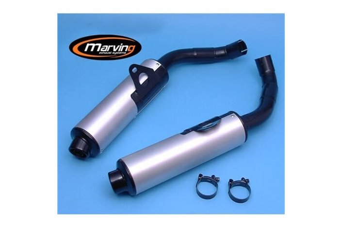 EXHAUST SILENCERS APPROVED MARVING HONDA VFR 750 F RC24 / J 1988-89