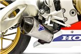 SCARICO COMPLETO SLIP ON CONICAL TERMIGNONI H162094SO01 HONDA CBR 1000 2017-2019 NON OMOLOGATO TITANIO INOX