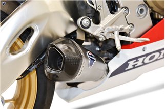 SCARICO COMPLETO SLIP ON CONICAL TERMIGNONI H162094SO01 HONDA CBR 1000 2017-2019 NON OMOLOGATO TITANIO INOX