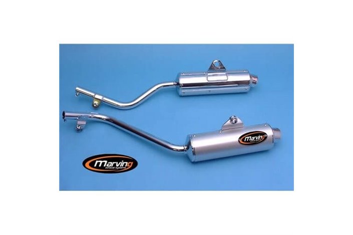 SILENCERS EXHAUST MARVING - APPROVED- HONDA SLR 650 1997 1999