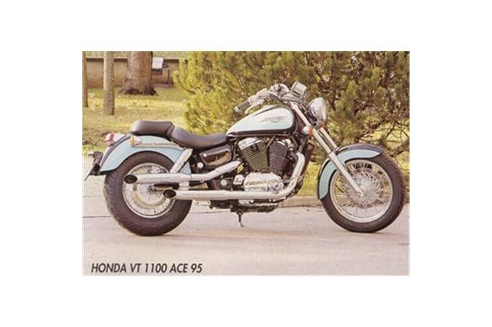 Honda VT 1100 Shadow Ace 1995 Schalldämpfer Abgasanschlüsse 1997 margt