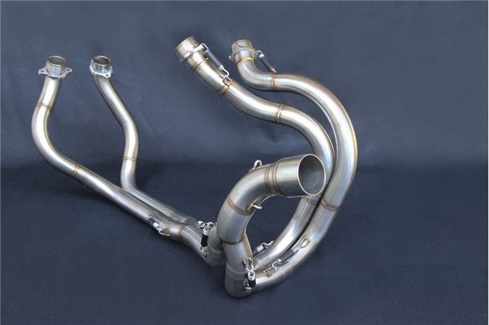 Auspuffset Race Edelstahl ohne Schalldämpfer Tyga Honda RVF400RR NC35