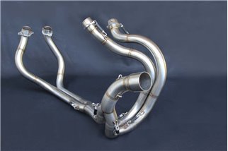 Auspuffset Race Edelstahl ohne Schalldämpfer Tyga Honda VFR400RR NC30