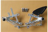 Racing step kit cnc silver Tyga Honda CBR250R 2011 - 15