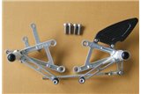 Racing step kit cnc silver Tyga Honda CBR300R 2014-