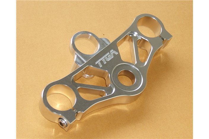 Top triple clamp silver set Tyga Honda CBR250R 2011 - 15