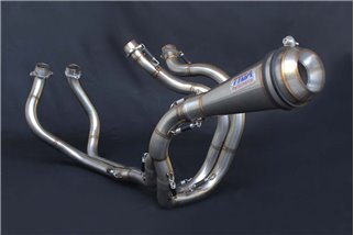 Terminale di scarico race inox motogp aperto Tyga Honda VFR400RR NC30