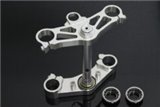 Set staffa tripla cnc argento Tyga Honda NSR250 MC18