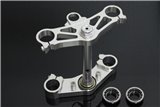 Triple clamp set cnc silver Tyga Honda NSR250 MC28