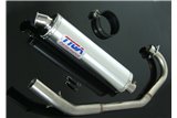 Exhaustset stainless steel alum. silencer round Tyga Honda CBR125R/CBR150R 2004-10