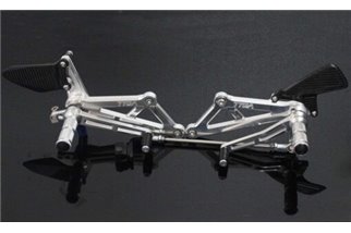 Racing Step Kit CNC Silber Tyga Honda CBR250R 2011 - 15