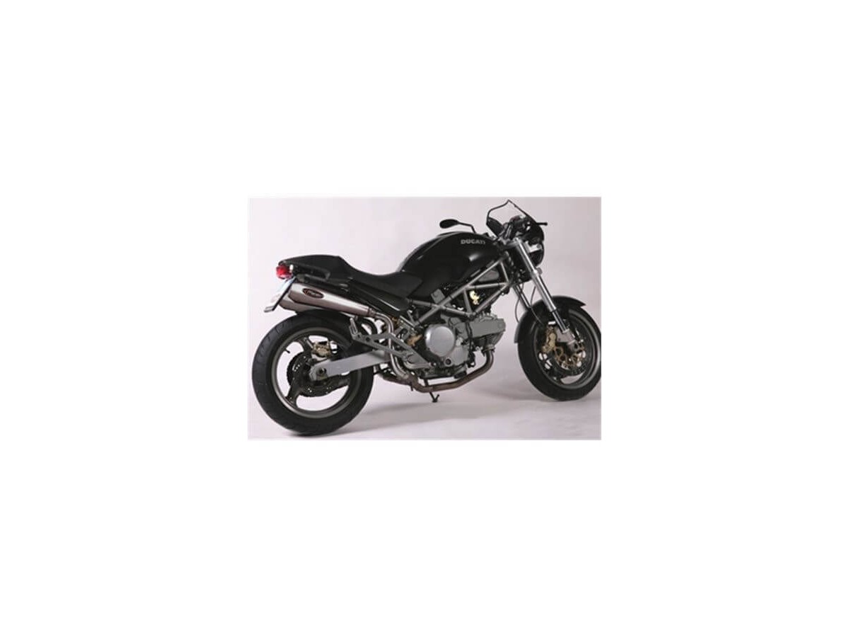 Coppia alta Terminali di scarico exhaust racing steel style Ducati MONSTER 600 marving