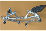 Kit marchepied racing cnc argent Tyga Honda CBR900RR 1992- 95