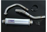 Auspuffset Race Edelstahl, Aluminium Schalldämpfer Tyga Honda CBR250R 2011 - 15