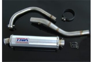 Auspuffset Race Edelstahl, Aluminium Schalldämpfer Tyga Honda CBR250R 2011 - 15