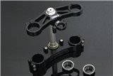 Triple clamp set cnc black Tyga Honda NSR250 MC21