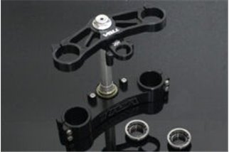 Triple clamp set cnc black Tyga Honda NSR250 MC21