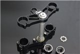 Gabelbrückensatz cnc schwarz Tyga Honda NSR250 MC28