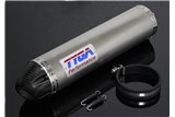 Silencer, stainlesscarbon end cap, round, slip-on, assy. Tyga Honda CBR250RR MC22